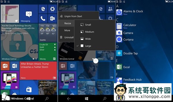 Windows 10 CShell界面首曝：跨设备统一UI