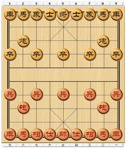 中国象棋怎么摆放棋子？
