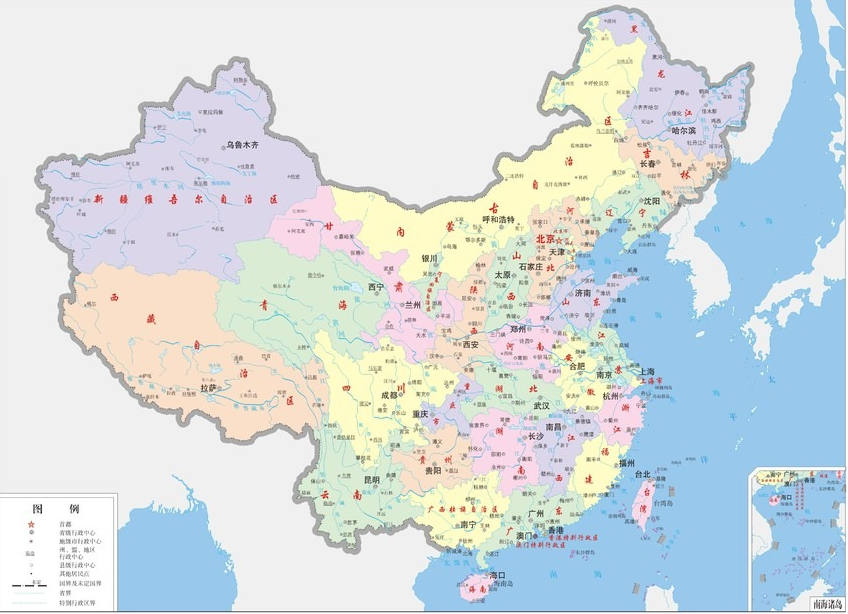 中国都有哪些省